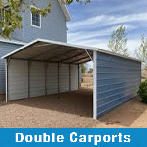 Metal Double Carport